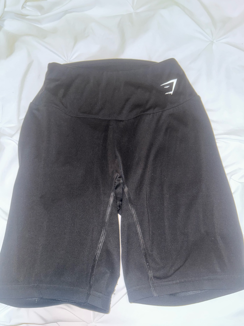 Gymshark Black High-Waist Bike Shorts